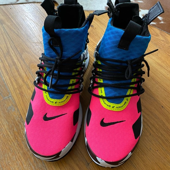 nike air presto mid acronym racer pink